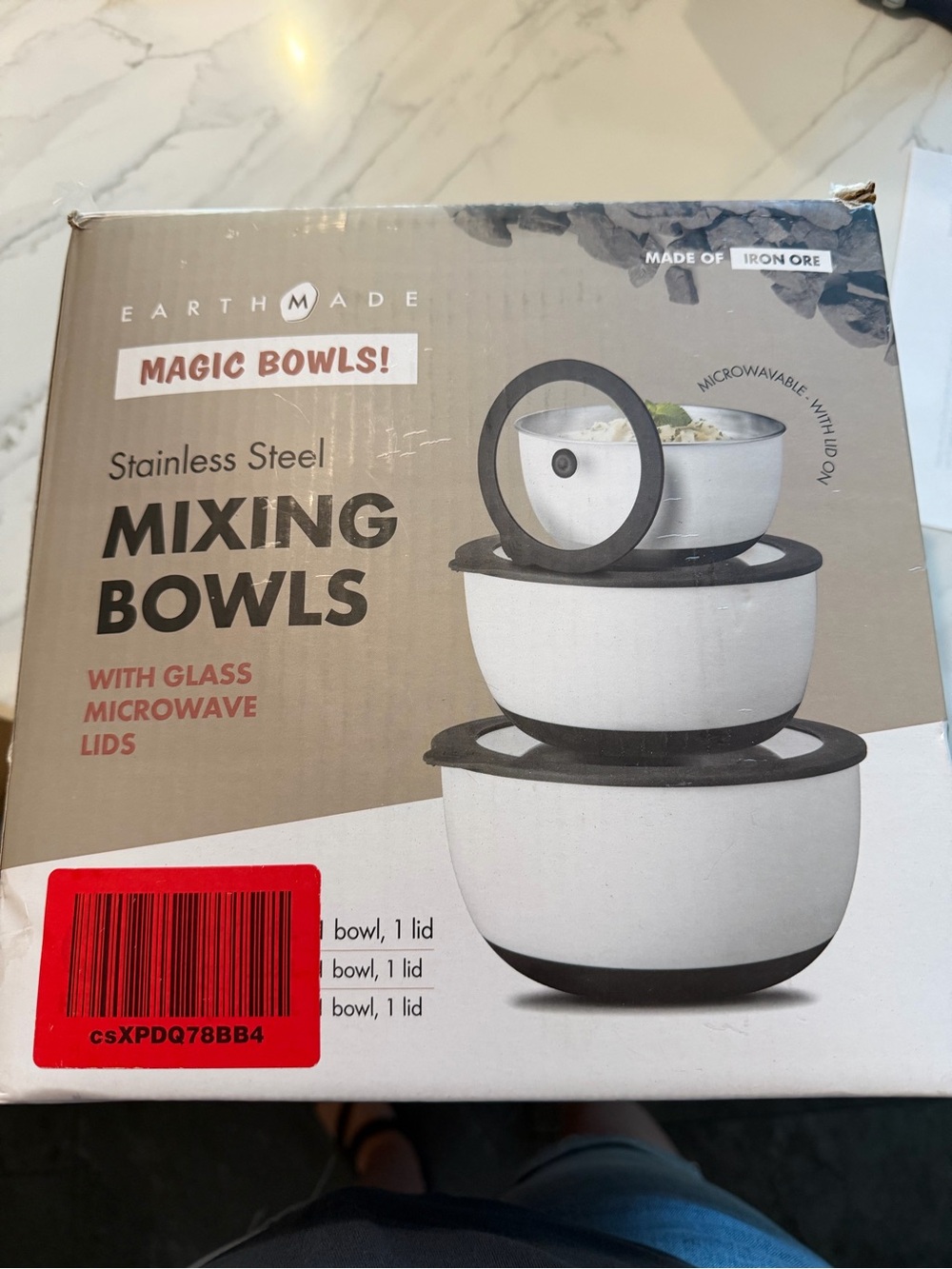 Earth Made Stainless Steel Magic Bowls set of 3